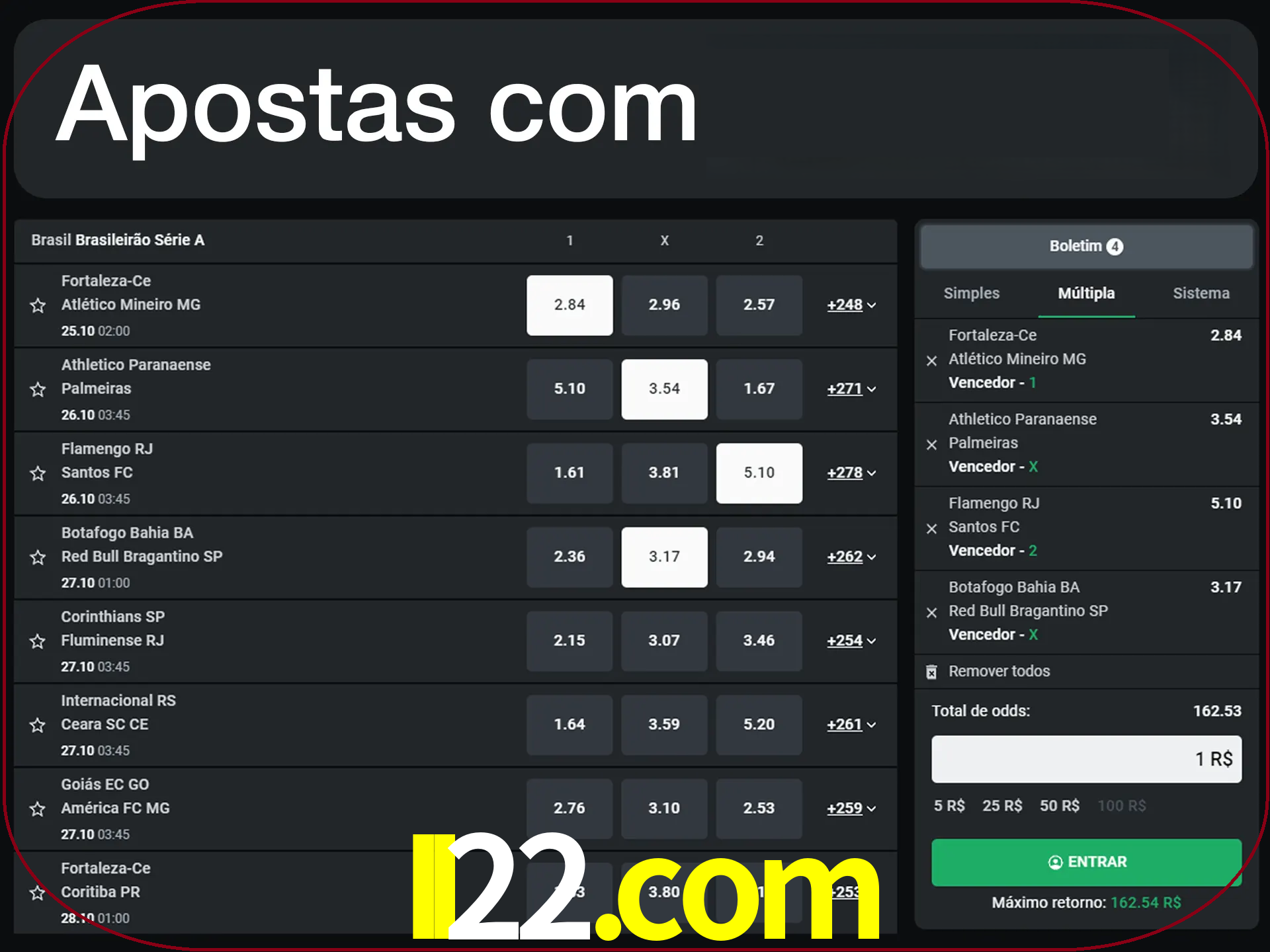 Aposte em vários diciplines com LeonBet.